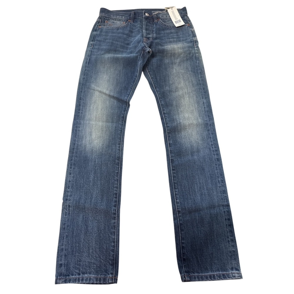 Outerknown Drifter Tapered Fit Jeans‎ Wash Blue Organic Cotton Size 28